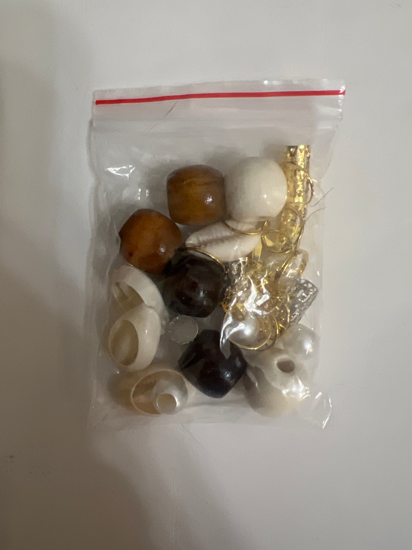 Hair Accessories for Women and Girls: Cowrie Pendant Rings and Tiny Shells for Dreadlocks, Braids and Headwear